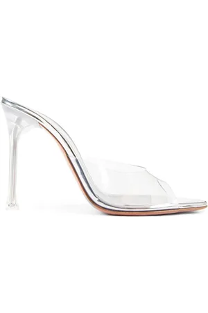 Amina Muaddi Mujer, Zapatos, Gris, Talla: 37 EU