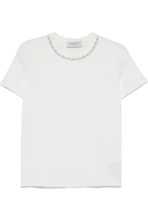 ERMANNO SCERVINO Mujer, Camisetas, Blanco, Talla: 2XS
