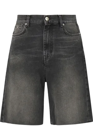 John Richmond Hombre, Pantalones cortos, Negro, Talla: W33