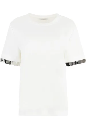 Paco rabanne Mujer, Camisetas, Blanco, Talla: S