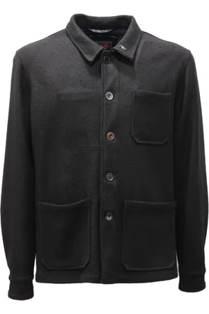BOB der Bär Hombre, Chaquetas, Negro, Talla: L