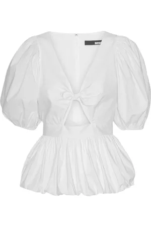 ROTATE Mujer, Blusas y Camisas, Blanco, Talla: S