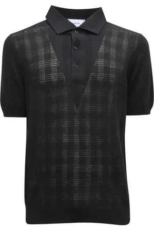 LARDINI Hombre, Camisetas, Negro, Talla: L