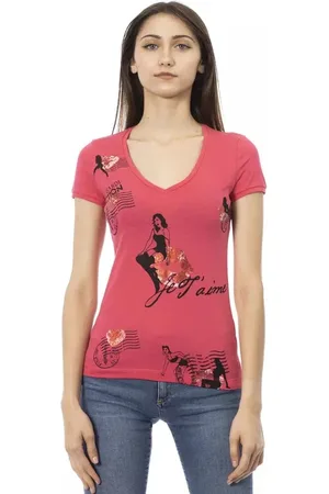 Trussardi Mujer, Camisetas, Rosa, Talla: L