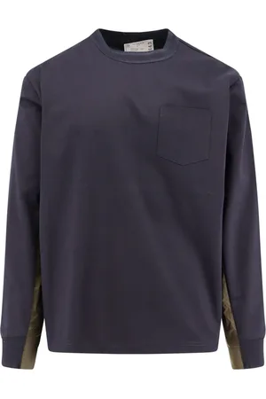 SACAI Hombre, Camisetas, Azul, Talla: S