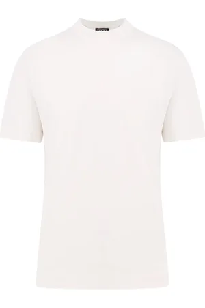 Ermenegildo Zegna Hombre, Camisetas, Blanco, Talla: L