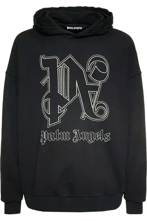 Palm Angels Hombre, Sudaderas, Negro, Talla: M