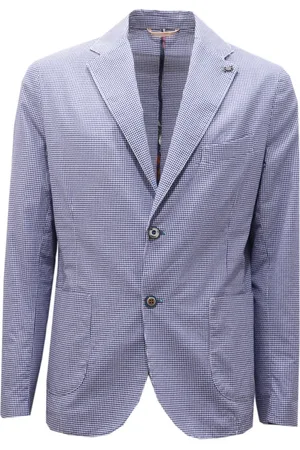 BOB der Bär Hombre, Chaquetas, Azul, Talla: L