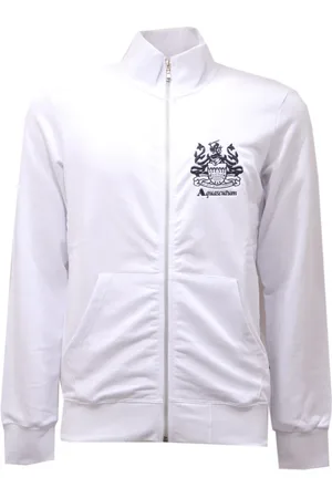 Aquascutum Hombre, Sudaderas, Blanco, Talla: L