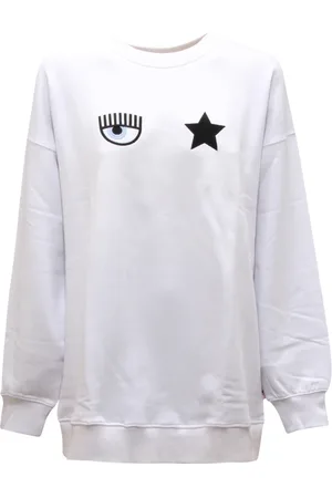 Chiara Ferragni Mujer, Sudaderas, Blanco, Talla: M