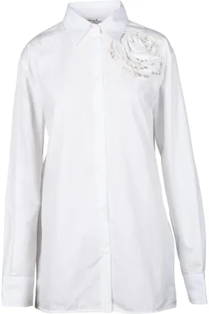 ERMANNO SCERVINO Mujer, Blusas y Camisas, Blanco, Talla: L