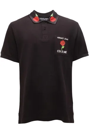VERSACE Hombre, Camisetas, Negro, Talla: L