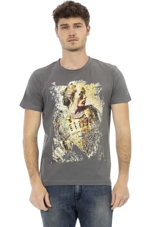 Trussardi Hombre, Camisetas, Gris, Talla: 2XL