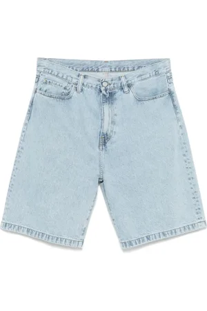 Carhartt Hombre, Pantalones cortos, Azul, Talla: W28