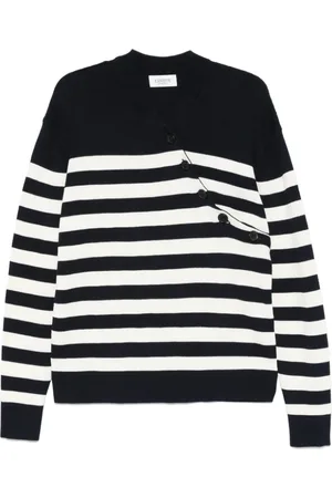 LANEUS Hombre, Jerseys, Azul, Talla: M