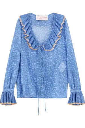 VALENTINO Mujer, Blusas y Camisas, Azul, Talla: S