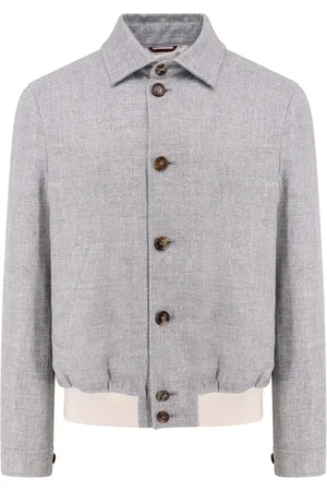 Brunello Cucinelli Hombre, Chaquetas, Azul, Talla: L