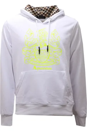 Aquascutum Hombre, Sudaderas, Blanco, Talla: L