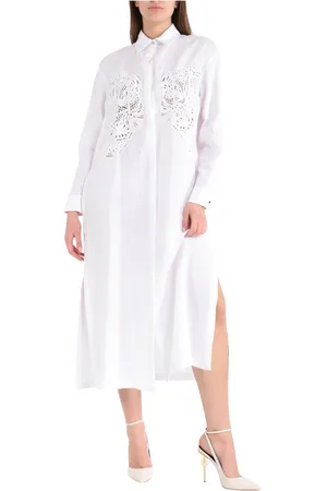 Max Mara Mujer, Vestidos, Blanco, Talla: L