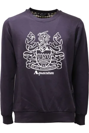 Aquascutum Hombre, Sudaderas, Azul, Talla: M