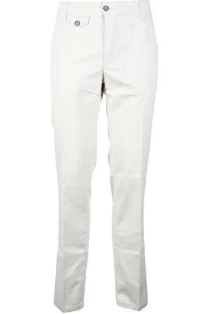 Club of Comfort Hombre, Pantalones, Blanco, Talla: L