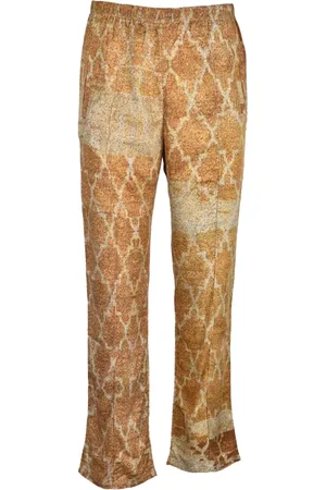 PAURA Hombre, Pantalones, Marrón, Talla: S