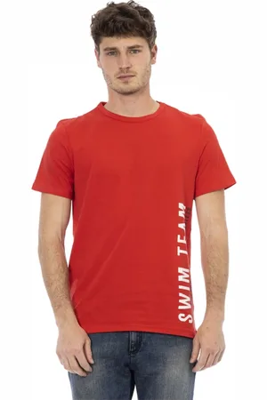 Bikkembergs Hombre, Camisetas, Rojo, Talla: L