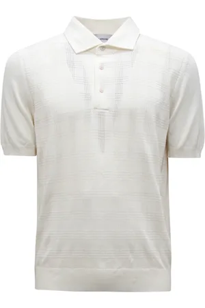 LARDINI Hombre, Camisetas, Blanco, Talla: S