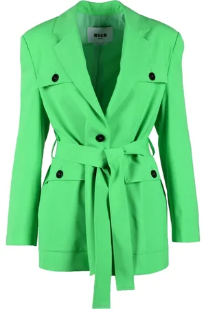 Msgm Mujer, Chaquetas, Verde, Talla: 2XS