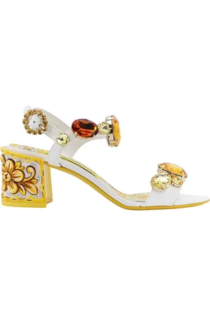Dolce & Gabbana Mujer, Zapatos, Amarillo, Talla: 36 EU
