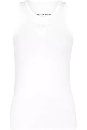 Paco rabanne Mujer, Camisetas, Blanco, Talla: L