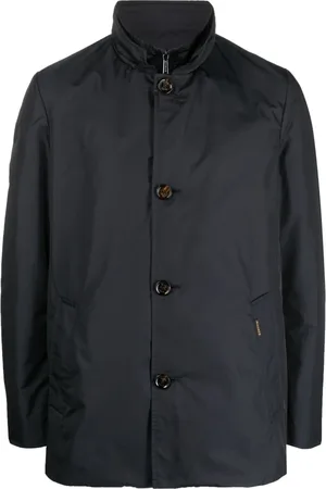 MOORER Hombre, Chaquetas, Azul, Talla: S