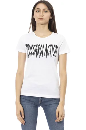 Trussardi Mujer, Camisetas, Blanco, Talla: S