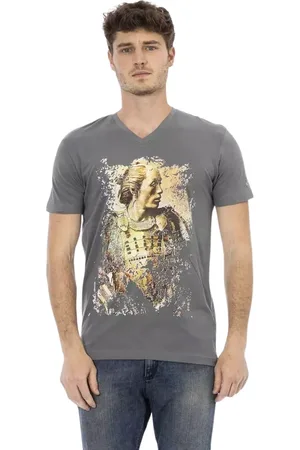 Trussardi Hombre, Camisetas, Gris, Talla: XL
