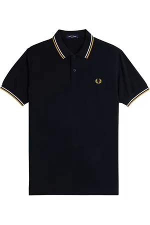 Fred Perry Hombre, Camisetas, Azul, Talla: S