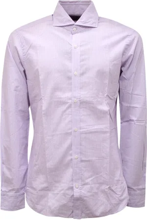 BARBA Hombre, Camisas, Púrpura, Talla: M