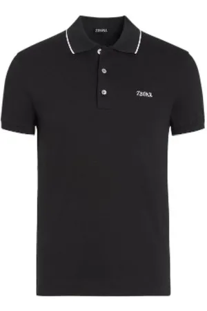 Ermenegildo Zegna Hombre, Camisetas, Negro, Talla: M