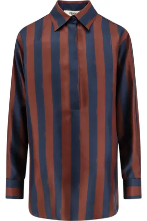 Fendi Mujer, Blusas y Camisas, Marrón, Talla: S