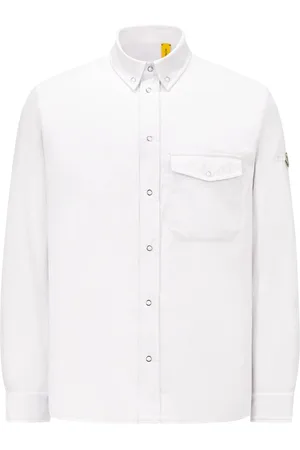Moncler Hombre, Camisas, Blanco, Talla: M