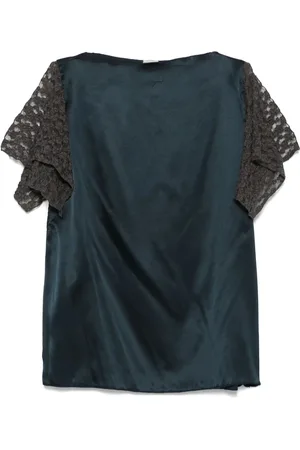 Baserange Mujer, Blusas y Camisas, Azul, Talla: M