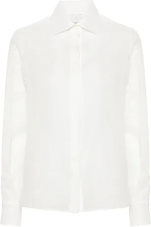 ELEVENTY Mujer, Blusas y Camisas, Blanco, Talla: S