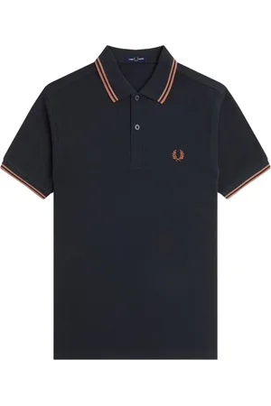 Fred Perry Hombre, Camisetas, Azul, Talla: M