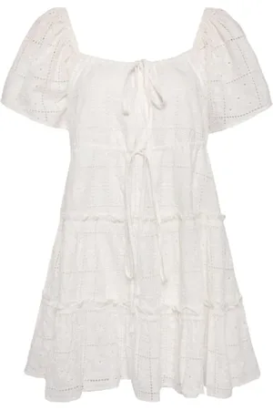 Ganni Mujer, Vestidos, Blanco, Talla: S