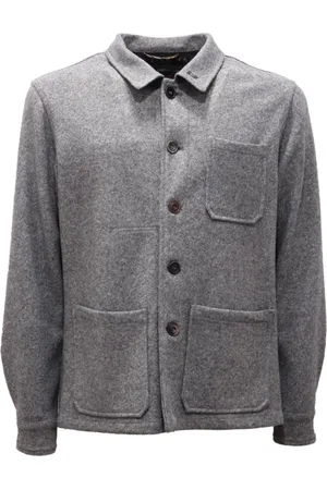 BOB der Bär Hombre, Chaquetas, Gris, Talla: L