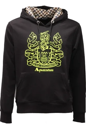 Aquascutum Hombre, Sudaderas, Negro, Talla: L