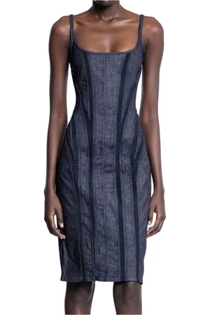 MUGLER Mujer, Vestidos, Azul, Talla: M