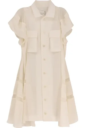 SACAI Mujer, Vestidos, Blanco, Talla: M