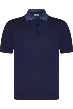 Etro Hombre, Camisetas, Azul, Talla: M