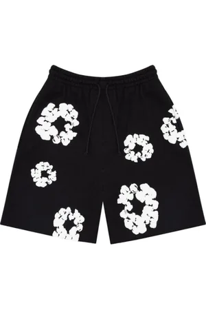 DENIM TEARS Hombre, Pantalones cortos, Negro, Talla: L