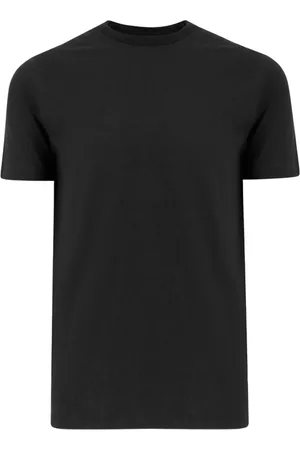 ZANONE Hombre, Camisetas, Negro, Talla: L